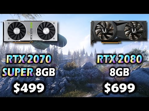 RTX 2070 SUPER vs RTX 2080 | Intel Core i7 9700K | 1080p 1440p 4K Benchmark