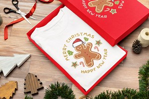 Gingerbread Man Christmas Sweatshirt, Holiday Comfort Colors Crewneck - Etsy