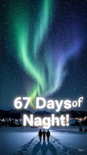 Alaska’s Dark Secret: 67 Days Without a Sunrise! 🌚 #PolarNightMystery