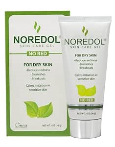Skin Care Gel - Redness Relief Moisturizer for Dry Skin - Rosacea Treatment for Face - Soothes Prone Skin and Irritation - Fragrance Free 2 oz