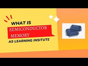 What is semiconductor memory in hindi #bcs11 #computer #semiconductor