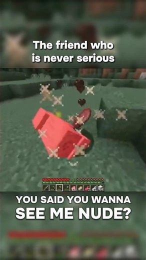 His first time playing Minecraft