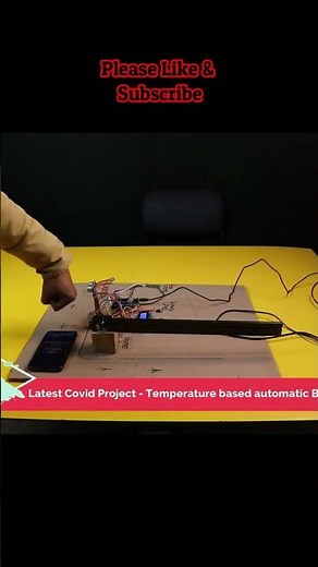😷🚑💉Automatic Barrier Control For Entry in Virus 🦠Breakout Situation During Covid 19