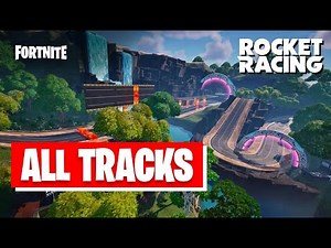 Fortnite - Rocket Racing - ALL TRACKS (Novice, Advanced, Expert) - No Commentary Gameplay