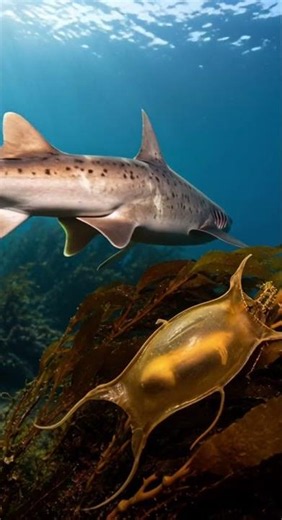 At first… we thought it was just an empty shell drifting in the ocean.But then it moved.