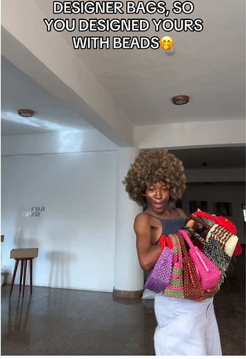 Which one of them is your favorite? Mine’s the red one👀😂 #relatable #beadedbags #handmadebeadedbags #hayyastationg #hayyastation #goviral #africandesigner #imadethat #fyyyyyyyyyyyyyyy #beadedjewelry #beadedbags #heartbag #pinkbag #heart #fyp