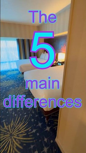5 Big Differences: Disneyland vs Grand Californian Hotels #disneyland #hotels #tips #disney