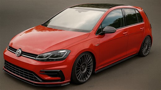 Welche Modifikationen fallen beim VW Golf 7 R am meisten auf?