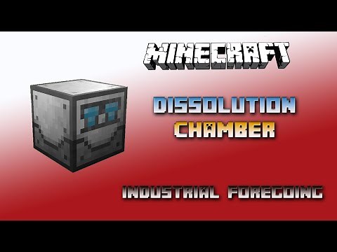 Dissolution Chamber 💎 Minecraft Industrial Foregoing Tutorial 💎 English