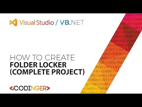 VB.NET - Folder Locker (Complete Project)