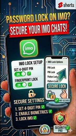 How to Set Passcode Lock on IMO #ImoLock #PasscodeLock #ImoPrivacy #learningdotbd