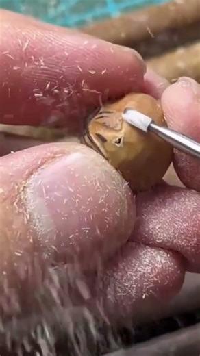 Peach kernel carving#Production process#Crafted by hand#Crafted with meticulous care#Handm