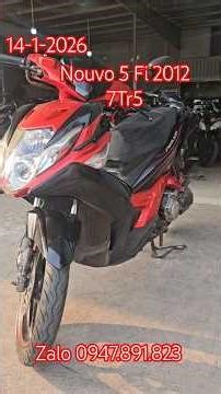 HOTLINE 0947.891.823 TEST MÁY NHANH YAMAHA NOUVO 5 FI ĐỜI 2012 CHỈ 7TR500K #xemaytrungnghiep