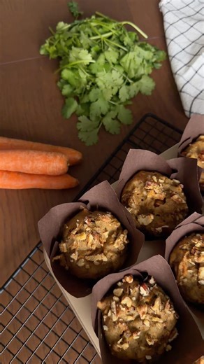 Loaded Carrot Muffins 🥕🧁✨(GF | DF | VGO) #glutenfree #dairyfree #healthybaking #baking #recipe