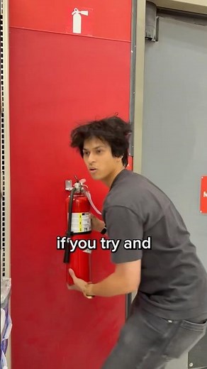 What happens if you take the fire extinguisher from Target?