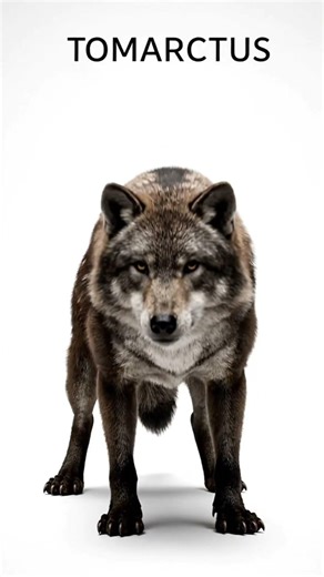 Wolf evolution 🐺| 80 million years in seconds.#wildlife #facts
