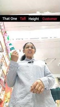 That one tall height customer 😂🤣#youtubeshorts #comedyshorts #viralshort #trending #tall