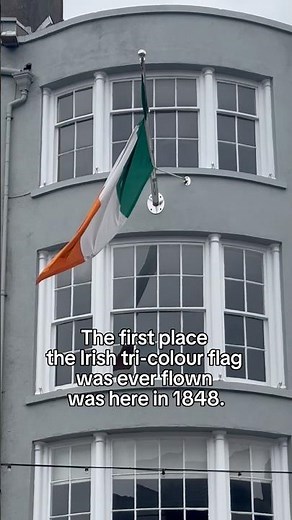 The first place the Irish tri-colour flag was ever flown was here in 1848. #irishflag
