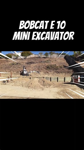 Bobcat E10 Mini Excavator #bobcatequipment #bobcatmt85 #tools #bobcat #usa #excavator #excavatorload