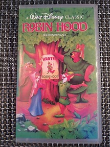 ROBIN HOOD , crtani film, original VHS kaseta