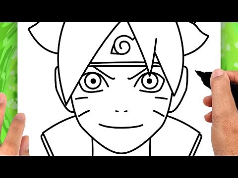COMMENT DESSINER BORUTO FACILEMENT | DESSIN DE BORUTO FACILE