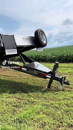 Got our trailer finished 28ft tilt bed 7k axles 12k winch on the front Pierce controller to run the pump with a remote 17.5 plate wheels with 14 ply tires #trailers #weldernation #bluecollar #foryoupage #fypシ