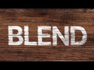 How to Blend Text to a background inside Photopea
