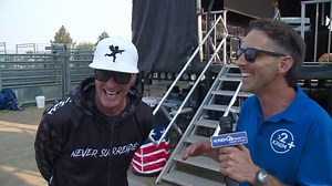 KREM 2 Chief Meteorologist Jeremy Lagoo interviews Vanilla Ice ahead of his Spokane County Interstate Fair performance. | KREM 2 News