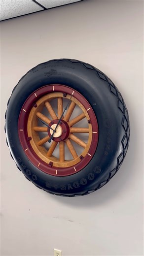 Huge Tire Clock | Jason Hess