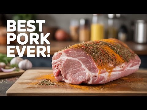 Baked Pork Neck Recipe | Juicy Oven-Roasted Pork Neck with Garlic & Rosemary