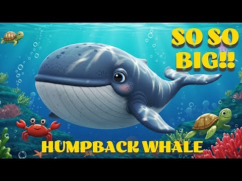 SO SO BIG! HUMPBACK WHALE KIDS SONG | FUN OCEAN ANIMAL MUSIC 🐋✨