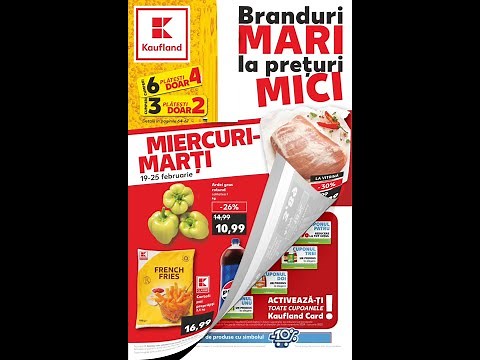 Catalog Kaufland 19 Februarie - 25 Februarie 2025 / Oferta Kaufland din 19.02.2025