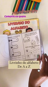 📚 Livrinho do Alfabeto 🌟 Aprender as letras do alfabeto ficou ainda mais divertido! ✅ Dois modelos: colorido e para colorir ✏ Atividades de traçado, família silábica e escrita 🎁 Perfeito como lembrancinha e recordação especial 🚀 Garanta já este recurso incrível para os pequenos! 🖍 Clique em SAIBA MAIS e venha conferir! | abcdaeducacaomais