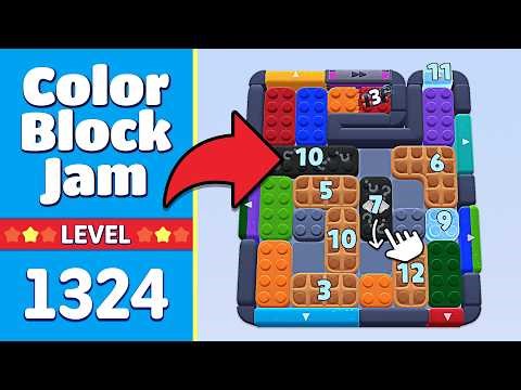 Color Block Jam Level 1323 Walkthrough (1324 & 1325) | Tips for VERY HARD Levels! 🚧
