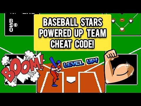 Baseball Stars (NES): Powered Up Team Cheat Code!
