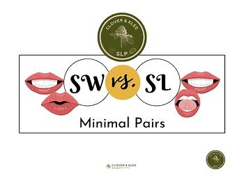 SL vs. SW Minimal Pair Words