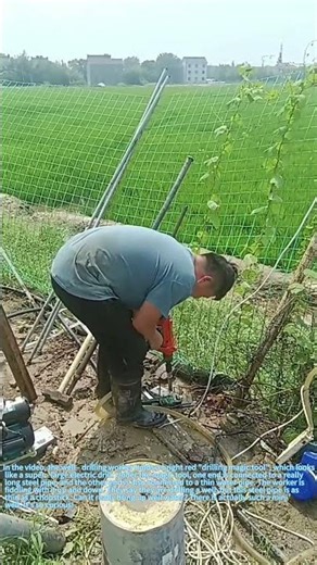 How Does This Small Rig Drill a Household Well? #DrillingTips #HomeWell #ToolHacks