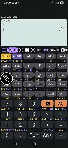 Example1 - Scientific Calculator - Mobile app