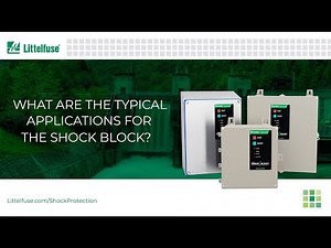 What are the typical applications for the Littelfuse Shock Block? #littelfuse #GFCI #safety
