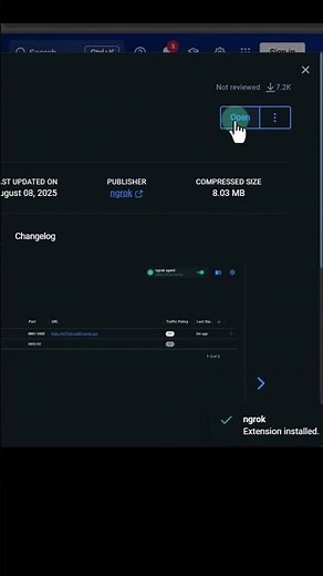 Easy ngrok Setup in Docker Using Extension