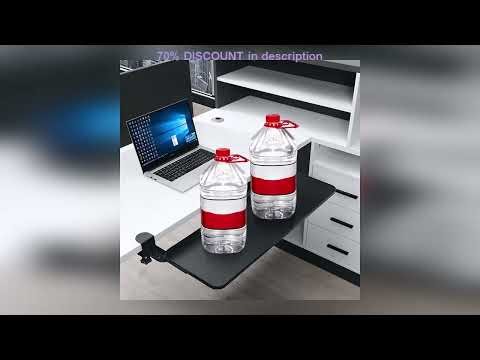 A must-have product! Slide Out Computer Keyboard Drawer Height Adjustable Mouse Tray for Typing Cl