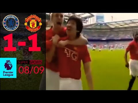 Chelsea vs Manchester United (1-1) Premier league 2008-2009 full match