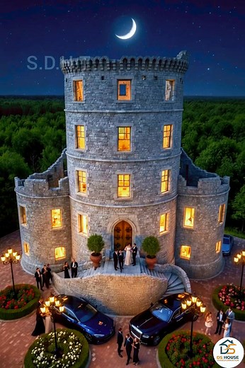 From ancient ruin to a luxurious, bright spectacle! ✨ Watch this amazing AI transformation of a dilapidated castle into a pristine, new structure with elegant guests, luxury cars, and a gorgeous night ambiance. The creativity of AI meets architectural fantasy! All images generated using AI technology. #AIArt #CastleGlowUp #DigitalRenovation #LuxuryLife #NightScene #Architecture #AIImagination #FantasyCastle #ViralArt #AIArtCommunity #DreamHome #Transformation | DS House transformation