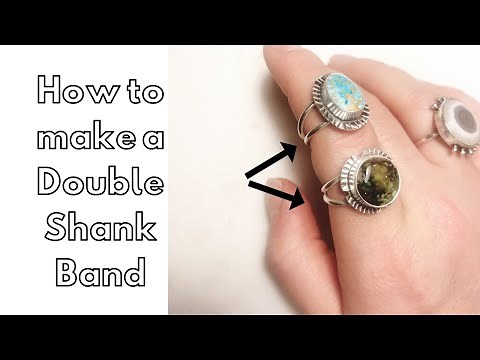 How to Make a Sterling Silver Double Ring Shank