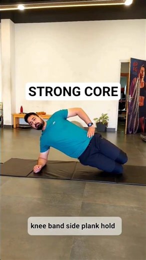 Core Isometric Hold | Build Strong Core Without Movement #youtubeshorts #fitness