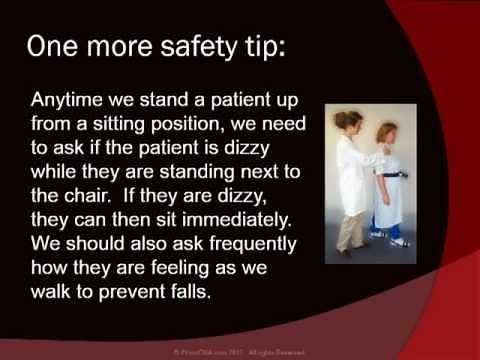 Intro for Ambulating with a gait belt CNA Skills