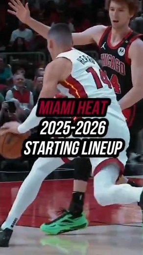Miami Heat NEW 2025-26 Starting Lineup 👀