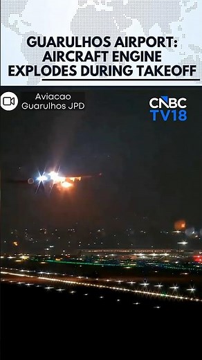 Engine Explosion Sparks Fire at Brazil's Guarulhos Airport, Delta Flight Makes Emergency Return