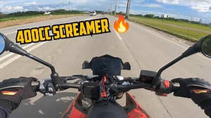400cc Screamer 🔥🔥 Quick Review QJ SRK 400 #coymotovlog #QJMOTOR #qjsrk400 #400cc #Bigbike | Coy motovlog