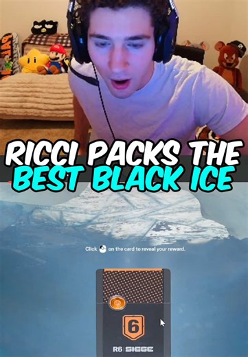 Ricci opens The New Black Ice Pack in Rainbow Six Siege R6 New Season and unlock The Pink SMG 12 Black Ice #ricci #r6 #r6xclipen #viral